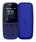 Nokia 105 SS (2019), 4MB, Blue