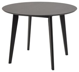 Valgomojo stalas Actona Roxby, juodas kaina ir informacija | Valgomojo stalas Actona Roxby, juodas | pigu.lt