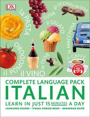 Complete Language Pack Italian : Learn in just 15 minutes a day kaina ir informacija | Užsienio kalbos mokomoji medžiaga | pigu.lt