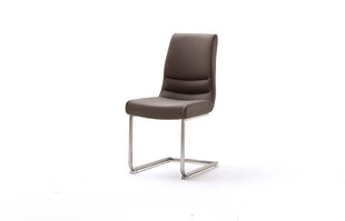 2-jų kėdžių komplektas MC Akcent Montera S, rudas kaina ir informacija | 2-jų kėdžių komplektas MC Akcent Montera S, rudas | pigu.lt