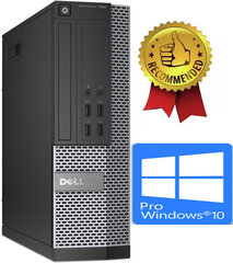 Dell 7020 SFF i5-4670 8GB 120SSD 1000GB Windows 10 Professional kaina ir informacija | Dell 7020 SFF i5-4670 8GB 120SSD 1000GB Windows 10 Professional | pigu.lt