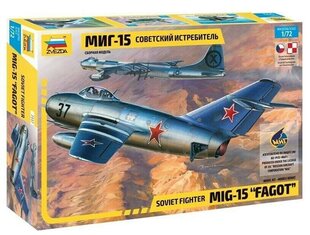 Klijuojamas modelis Zvezda 7317 Soviet fighter MiG-15 Fagot 1:72 kaina ir informacija | Klijuojami modeliai | pigu.lt