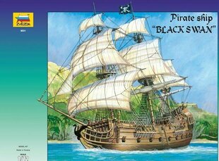 Plastikinis modelis Zvezda 9031 Pirate Ship Black Swan 1:72 kaina ir informacija | Klijuojami modeliai | pigu.lt