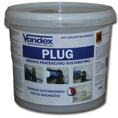 Pratekėjimus stabdantis mišinys Vandex Plug, 5 kg kaina ir informacija | Sandarinimo medžiagos | pigu.lt