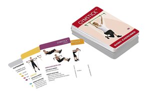 Gimnastikos lazdų Gymstick Original treniruočių kortelės kaina ir informacija | Gimnastikos lankai ir lazdos | pigu.lt