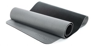 Jogos kilimėlis Gymstick Pro Yoga 180x61x0,6 cm, pilkas/juodas kaina ir informacija | Kilimėliai sportui | pigu.lt