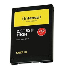 INTENSO (3813440) 2,5" SSD SATA III High 240GB цена и информация | Внутренние жёсткие диски (HDD, SSD, Hybrid) | pigu.lt