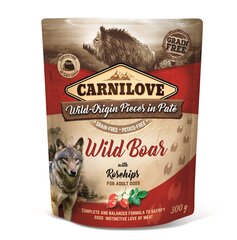 Carnilove konservai šunims Pate Wild Boar with Rosehips 300g kaina ir informacija | Konservai šunims | pigu.lt