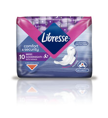 Paketai Libresse Maxi Night 10 vnt. kaina ir informacija | Tamponai, higieniniai paketai, įklotai | pigu.lt