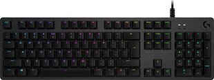 Žaidimų klaviatūra Logitech G512 (Red Linear), juoda kaina ir informacija | Klaviatūros | pigu.lt