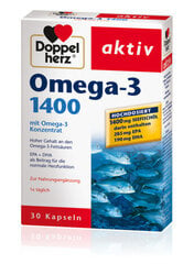 Maisto papildas Doppelherz Activ Omega-3 1400 mg caps., 30 kapsulių kaina ir informacija | Vitaminai, maisto papildai, preparatai gerai savijautai | pigu.lt