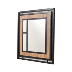 Зеркало Kalune Design Cosmo Mirora 70, коричневое/черное цена и информация | Зеркала | pigu.lt