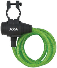 Dviračio užraktas AXA Zipp 8x1200 mm, žalias kaina ir informacija | Užraktai dviračiams | pigu.lt