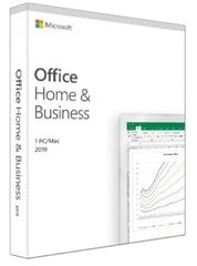 Microsoft Office Home and Business, Anglų 2019 kaina ir informacija | Biuro programos | pigu.lt