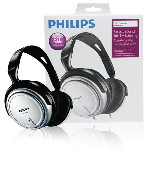 Ausinės Philips SHP2500, Sidabrinės kaina