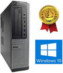 Компьютер Dell 790 DT i5-2400S 8GB 480GB SSD GT1030 2GB DVDRW Windows 10  цена и информация | Стационарные компьютеры | pigu.lt