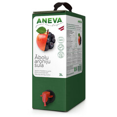 Natūralios obuolių-aronijų sultys Aneva J, 3 l kaina ir informacija | Sultys, nektarai ir sulčių gėrimai | pigu.lt