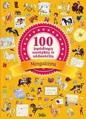 100 įspūdingų nuotykių ir užduotėlių mergaitėms (150 lipdukai) kaina ir informacija | Knygos vaikams | pigu.lt