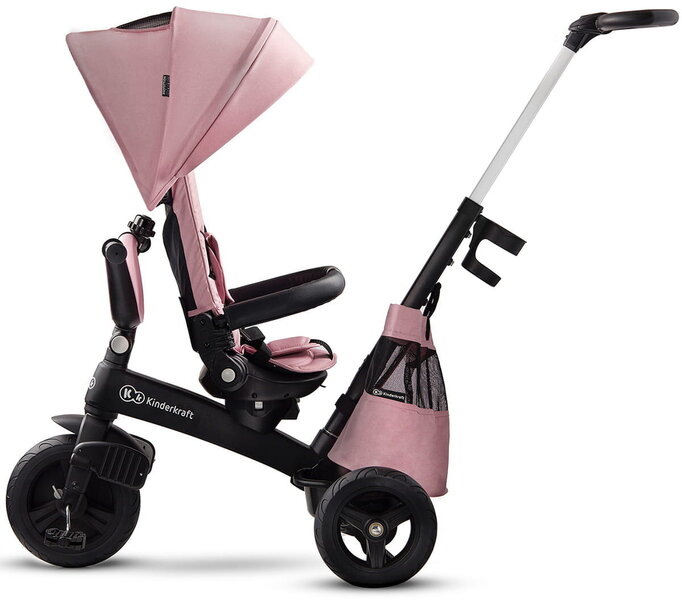 kinderkraft pink easytwist trike