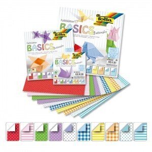 Origami Folia Basic 20x20/50lapų kaina ir informacija | Sąsiuviniai ir popieriaus prekės | pigu.lt
