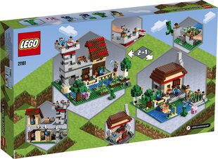 21161 LEGO® Minecraft Meistravimo dėžė 3.0 kaina ir informacija | Konstruktoriai ir kaladėlės | pigu.lt