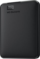 WD Elements Portable (5TB, USB 3.0) WDBU6Y0050BBK-WESN kaina ir informacija | Išoriniai kietieji diskai (SSD, HDD) | pigu.lt