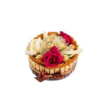 Tortas iš saldainių Royal Premium Skanios gėlės kaina ir informacija | Saldumynai | pigu.lt