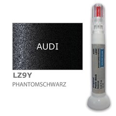 Карандаш-корректор для устранения царапин AUDI LZ9Y - PHANTOMSCHWARZ 12 ml цена и информация | Автомобильная краска | pigu.lt