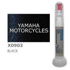 Карандаш-корректор для устранения царапин YAMAHA MOTORCYCLES X0903 - BLACK 12 ml цена и информация | Автомобильная краска | pigu.lt