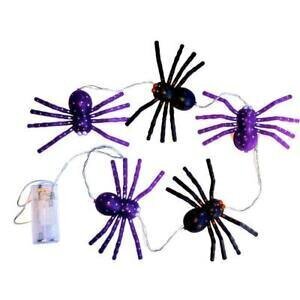 Helovino girlianda Spider 10LED kaina ir informacija | Dekoracijos šventėms | pigu.lt