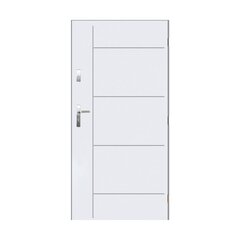 Lauko durys Panama, dešininės, balta, 90 cm цена и информация | Уличные двери | pigu.lt
