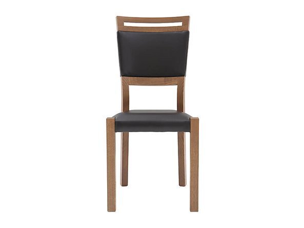 2-jų kėdžių komplektas BRW Gent 2, juodas kaina