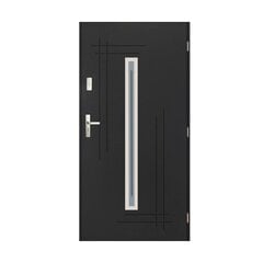 Lauko durys Ozyrys, tamsiai pilkos, dešininės цена и информация | Уличные двери | pigu.lt