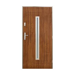 Входная дверь Osirys, коричневая, правая цена и информация | Уличные двери | pigu.lt