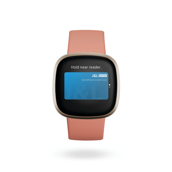 Fitbit Versa 3, Pink Clay/Soft Gold Aluminum atsiliepimas