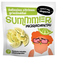 Šalčiu džiovintos žaliosios citrinos griežinėliais Summmer ingredientai kaina ir informacija | Riešutai, sėklos, džiovinti vaisiai | pigu.lt