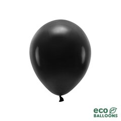Eco balionai 26 cm, juodi, 10 vnt kaina ir informacija | Balionai | pigu.lt