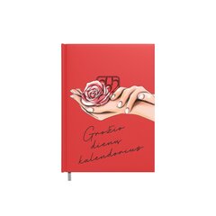 Darbo knyga 2023, A5 "Grožis 6", raudona spalva kaina ir informacija | Kalendoriai, darbo knygos | pigu.lt