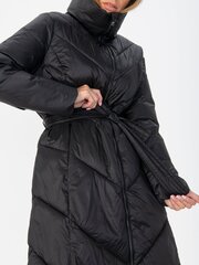 Paltas moterims Simona Conti, juodas kaina ir informacija | Paltai moterims | pigu.lt