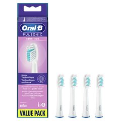Oral-B Pulsonic Sensitive SR32-4 цена и информация | Насадки для электрических зубных щеток | pigu.lt