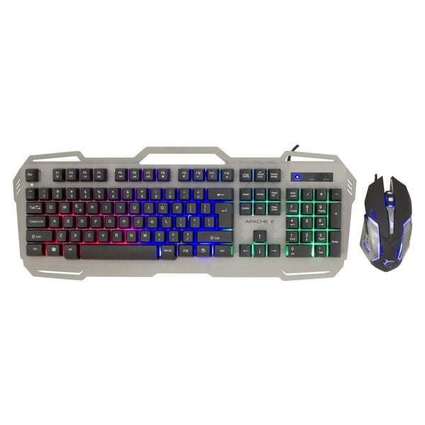 gaming keyboard and mouse white