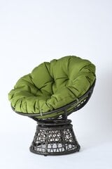 Pintas sukamas fotelis NORE Papasan, žalias kaina ir informacija | Lauko kėdės, foteliai, pufai | pigu.lt