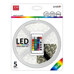 LED juosta Avide RGB 5050 su pultu IP65, 5m kaina ir informacija | LED juosta Avide RGB 5050 su pultu IP65, 5m | pigu.lt