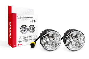 LED dienos žibintai NSSC AMIO 510 High Power kaina ir informacija | Automobilių žibintai | pigu.lt