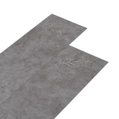 Grindų plokštės, PVC, 5,26m², pilkos kaina ir informacija | Laminuotos grindys | pigu.lt