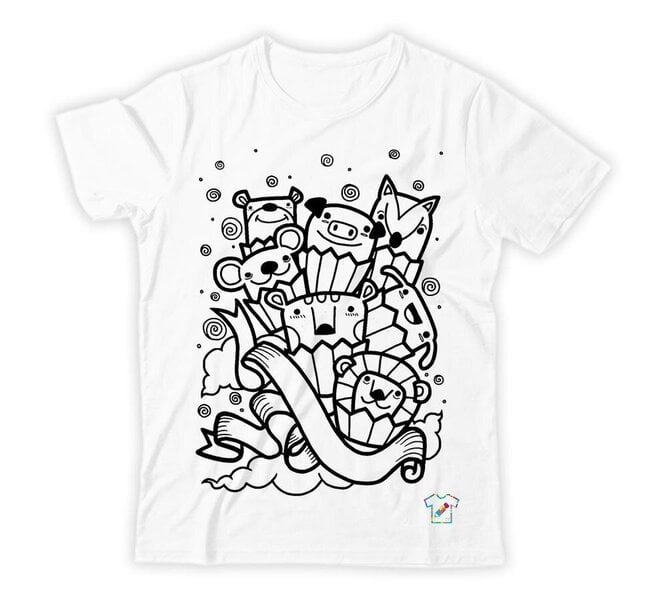 Doshirts Spalvinimo Marskinėliai Littleanimals Kaina Pigu Lt