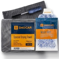 „EWOCAR“- набор для мойки автомобиля цена и информация | Чистящие салфетки | pigu.lt