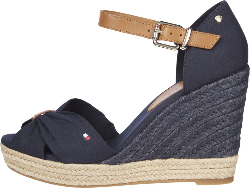 tommy hilfiger basic open toe high wedge