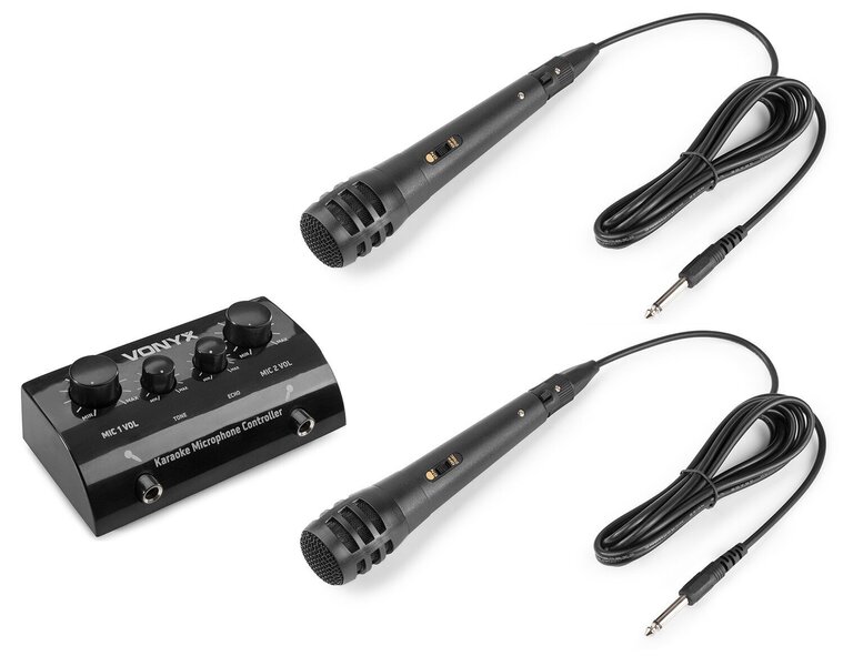 I complain India fiber Karaoke mikrofono valdiklis Vonyx AV430B, juodas kaina | pigu.lt
