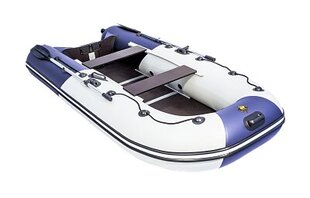 Pripučiama PVC valtis Riviera 3400 K, šviesiai pilka/mėlyna kaina ir informacija | Valtys ir baidarės | pigu.lt